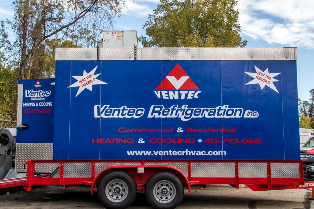 Ventec Refrigeration Mobile Refrigeration Trailer
