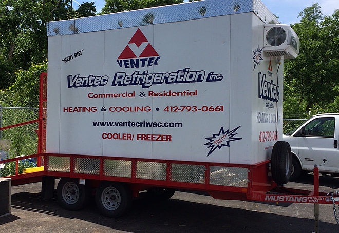 Ventec Refrigeration Mobile refrigerated trailer