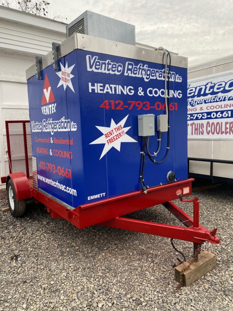 mobile refrigerated trailer