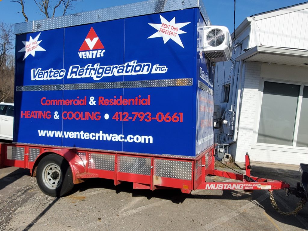 mobile refrigerated trailer
