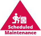 Scheduled Maintenance Button