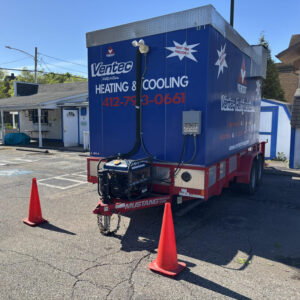ventec mobile refrigerator trailer for back up refrigeration for restaurants