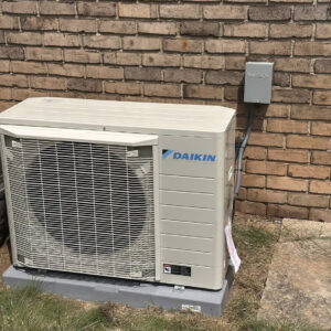 Dakin efficient air conditioner installed in the basement of a Pittsburgh Home by Ventec