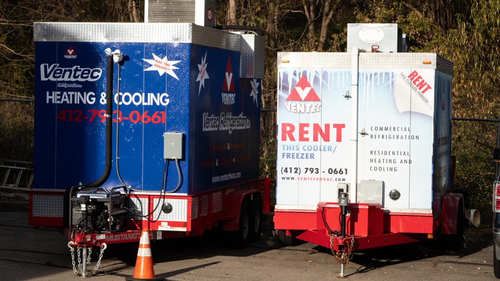 Ventec Refrigeration Mobile Refrigerated Trailer